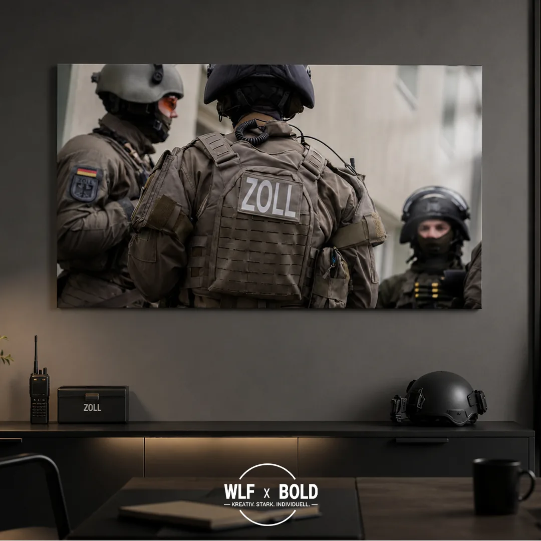 Individuelles Metallposter ZUZ Behörde aus Wellendingen