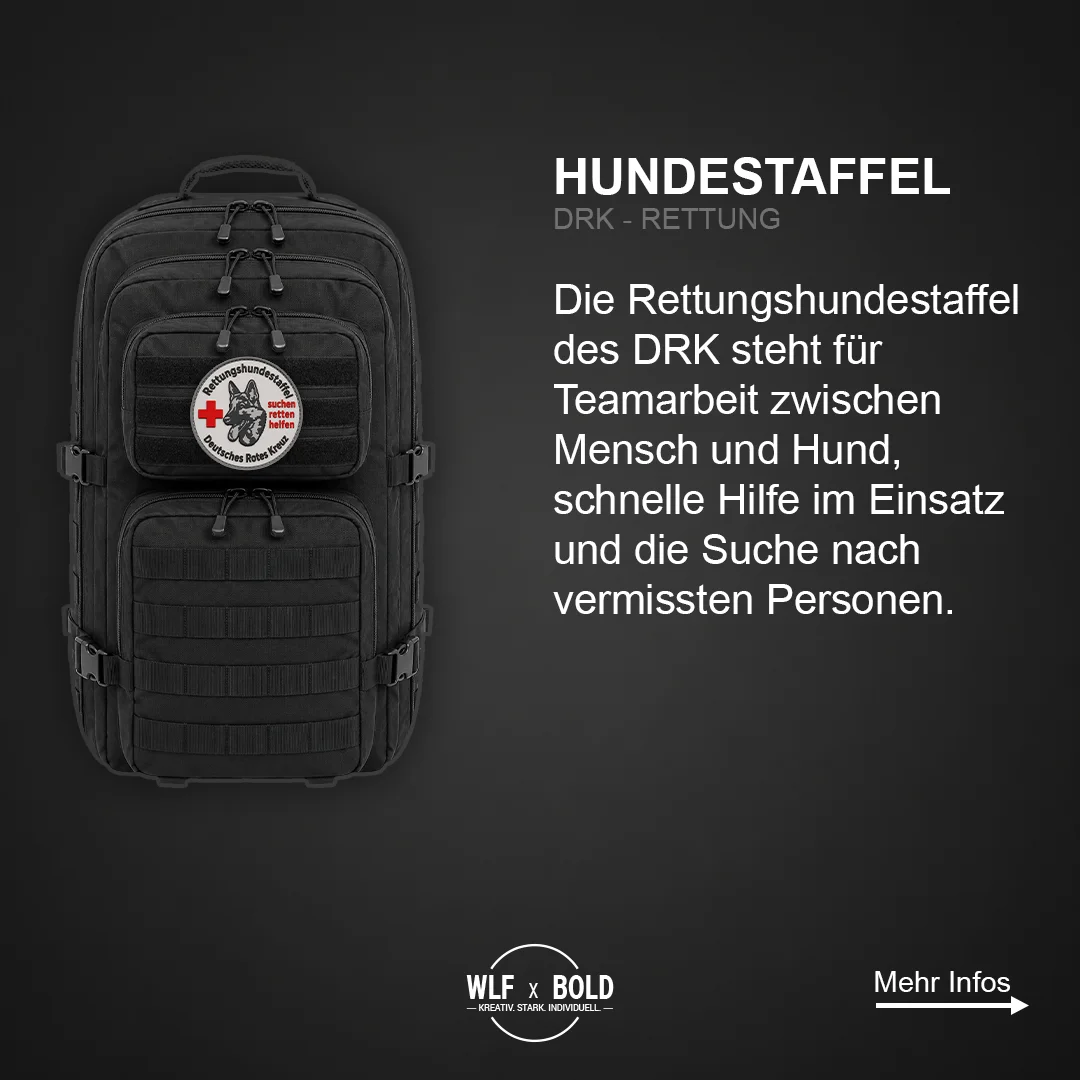 DRK Hundestaffel Patch – Ansicht 2