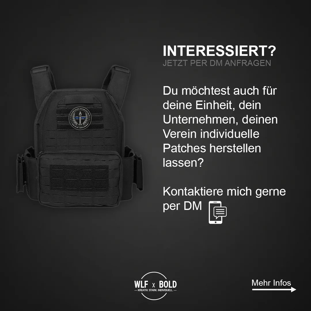 Einer von uns – individueller PVC Patch – Ansicht 4
