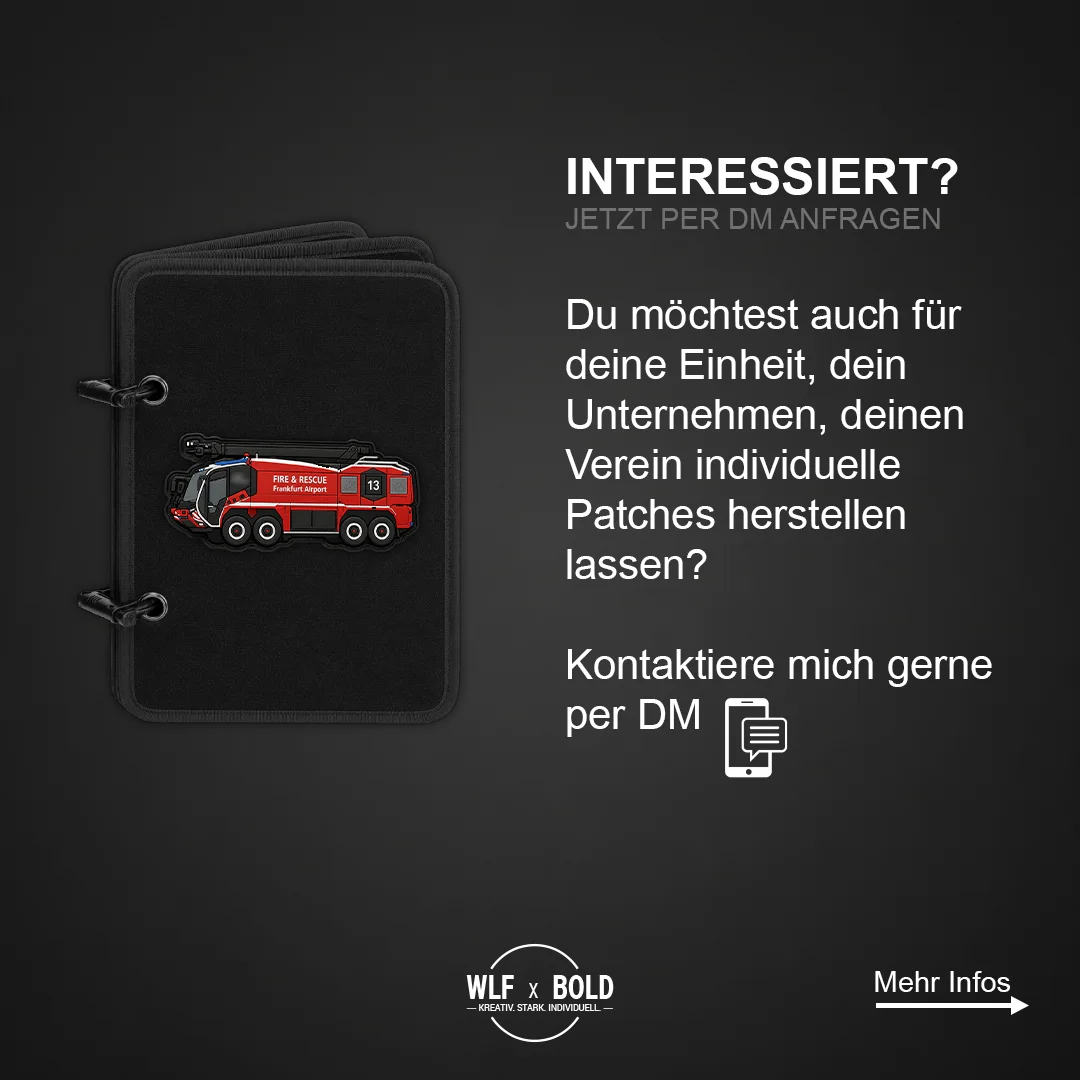 GFLF Frankfurt Airport Feuerwehr Patch – Ansicht 4