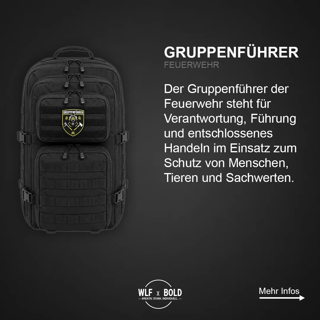 Gruppenführer Feuerwehr Patch – Ansicht 2