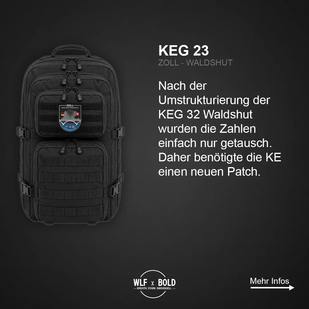 KEG23 Zoll Patch – Ansicht 2