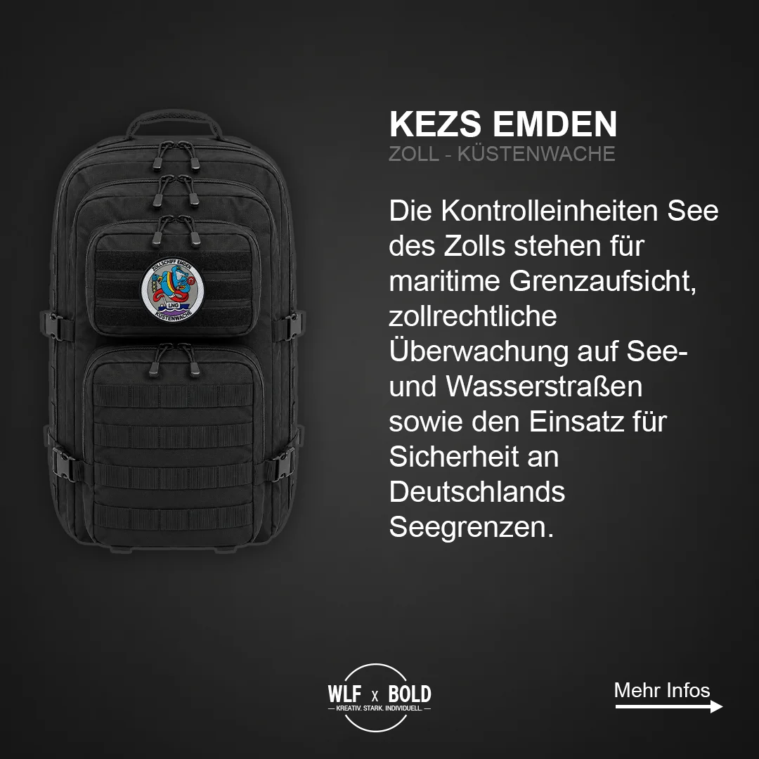 KEZS Emden Zoll Patch – Ansicht 2