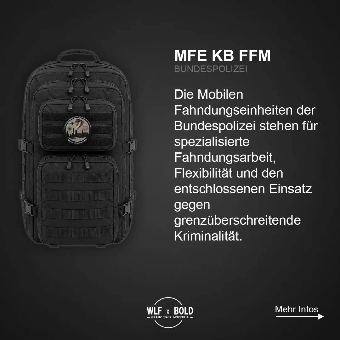 MFE Frankfurt Bundespolizei Patch – Ansicht 2