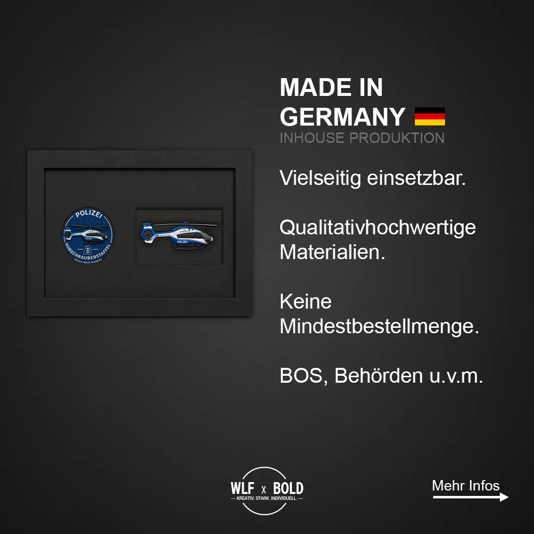 Polizei Hubschrauberstaffel Patch – Ansicht 3