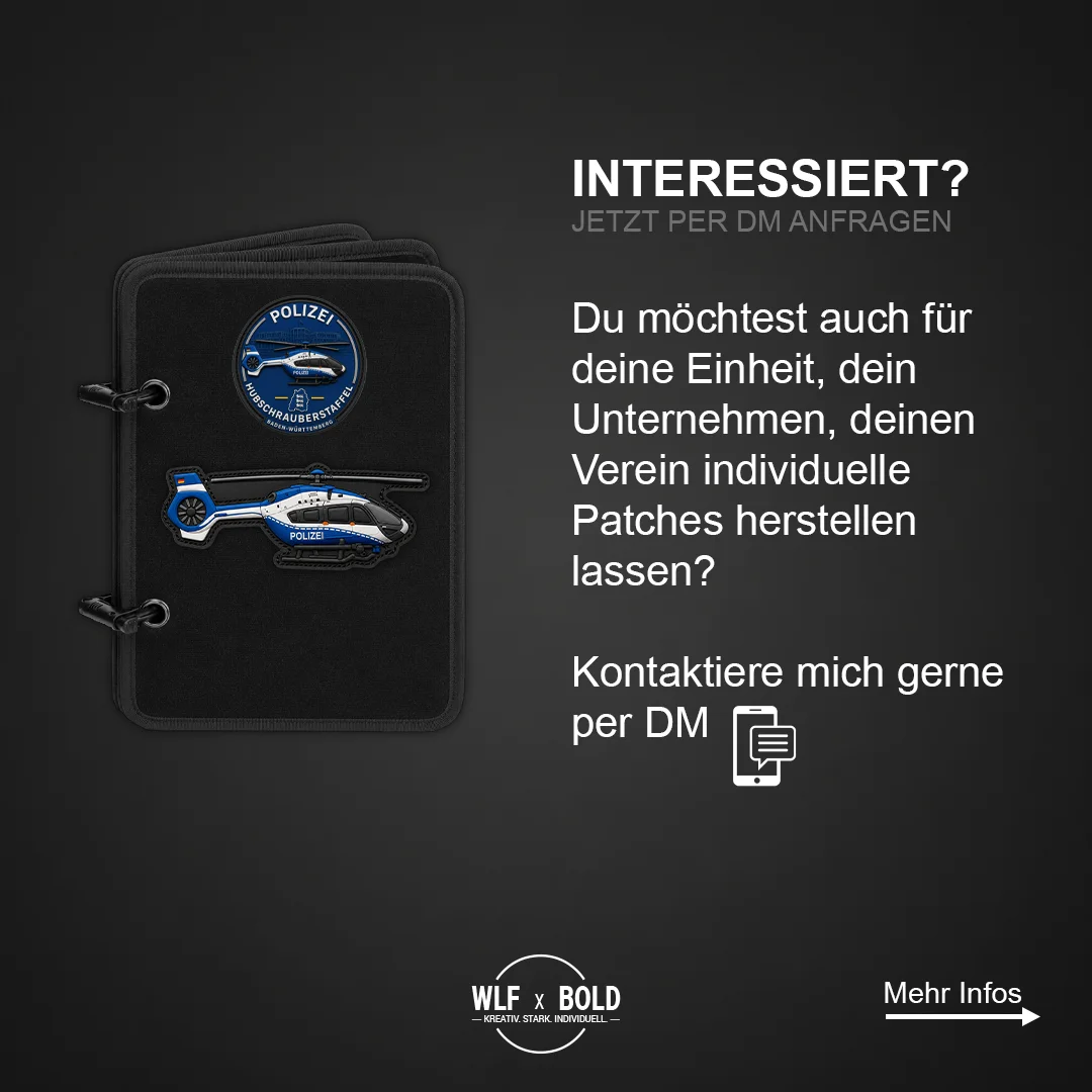 Polizei Hubschrauberstaffel Patch – Ansicht 4