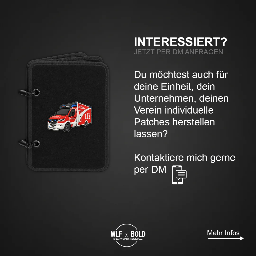 RTW Berlin Rettungsdienst Patch – Ansicht 4