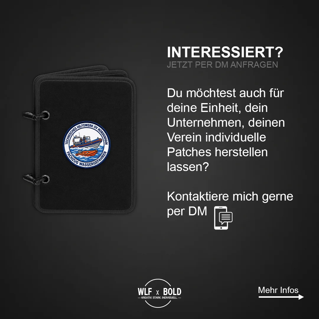 THW Wassergefahren Patch – Ansicht 4