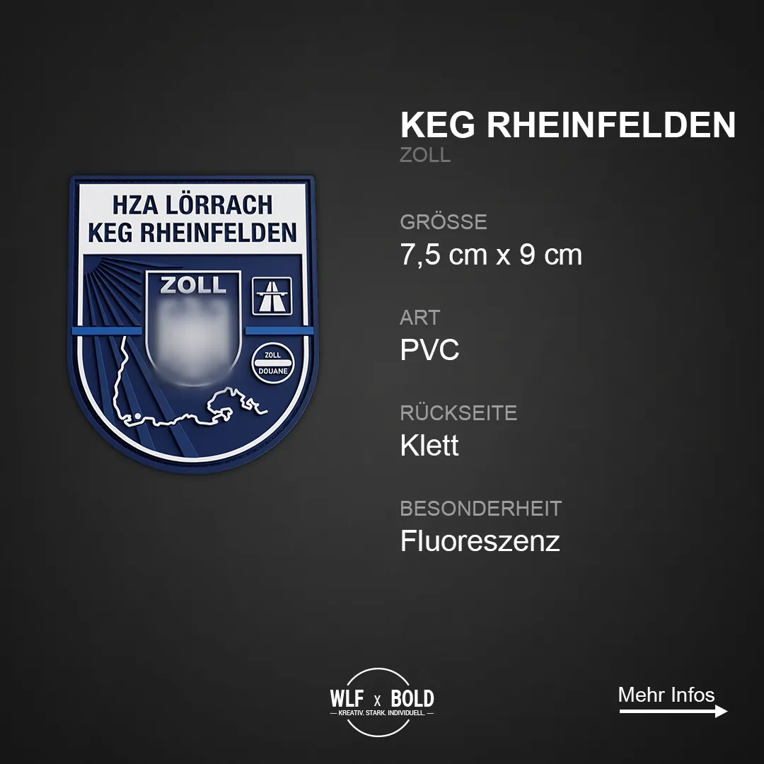 Individueller Patch KEG Rheinfelden Zoll HZA Lörrach