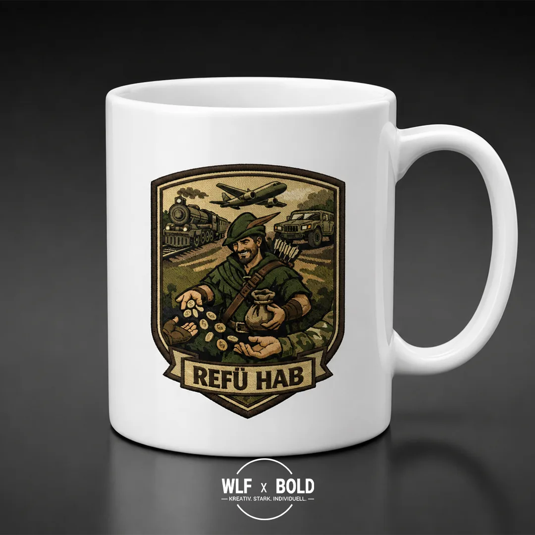Individuelle Tasse Rettungsdienst REFÜ mit eigenem Motiv
