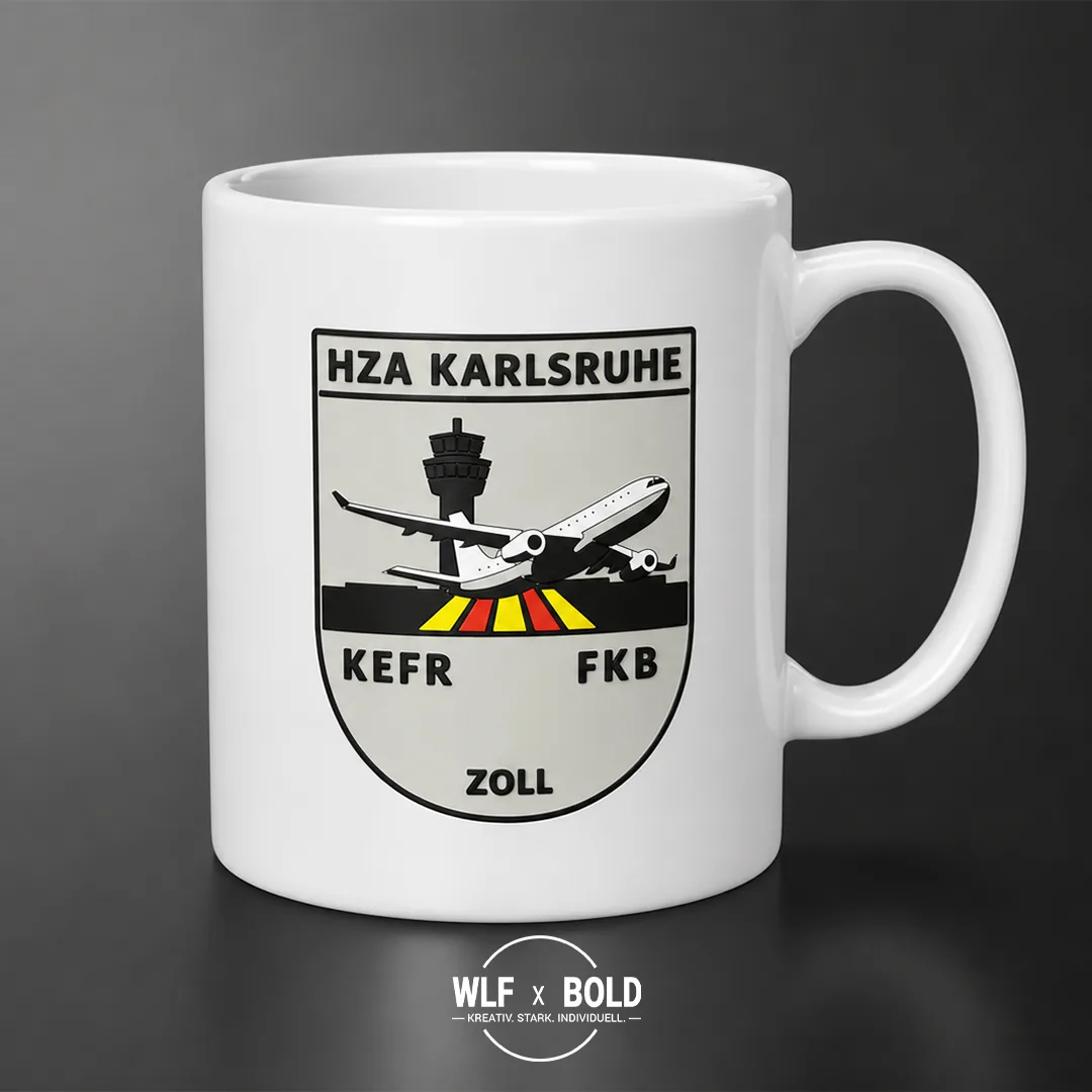 Individuelle Tasse KEFR Flughafen Feuerwehr