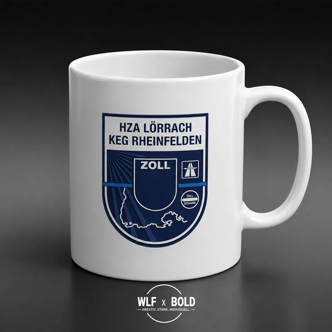 Individuelle Tasse KEG Rheinfelden Zoll Behörde